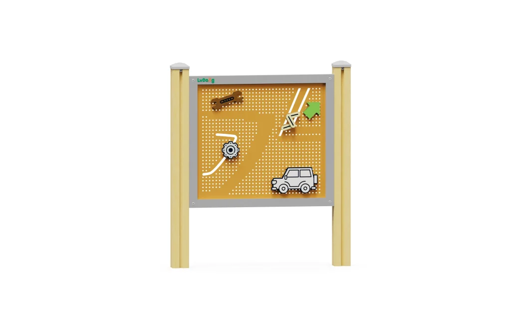 Playground activity panels, Outdoor sensory panels