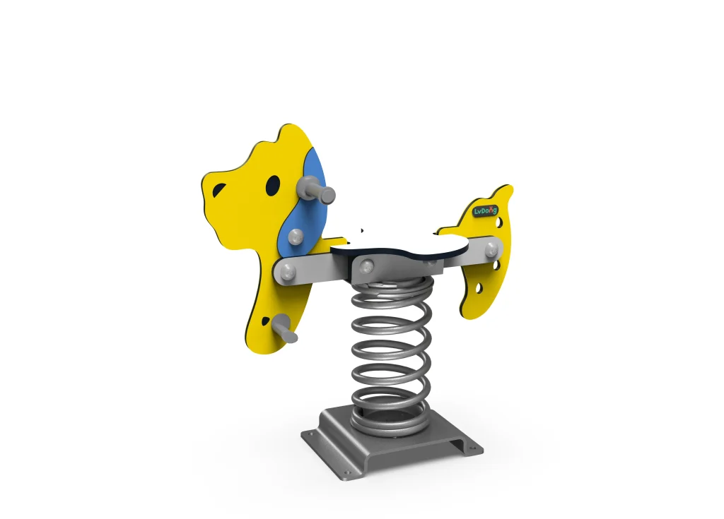 Outdoor playground spring rider, Animals spring rider