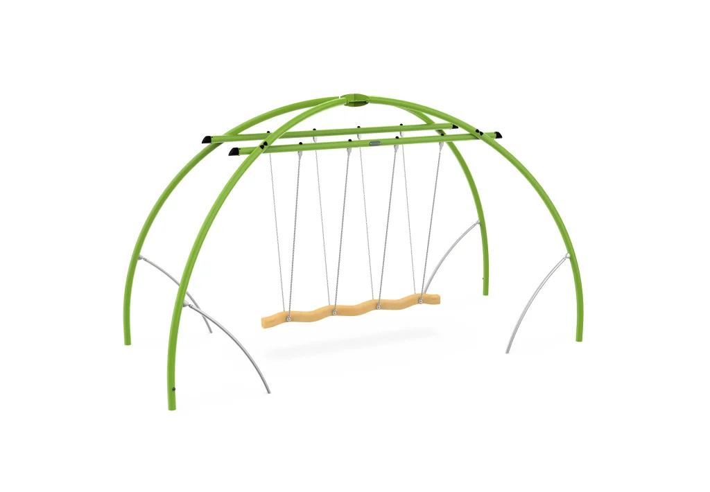 Multi-person swing set equipment