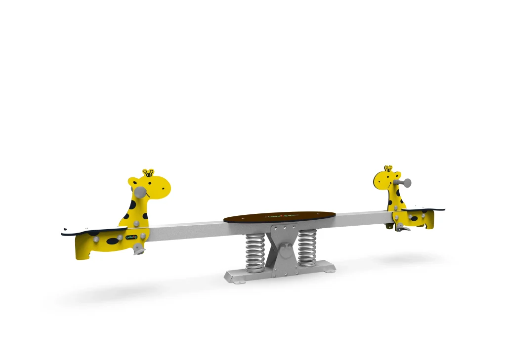 Outdoor playground seesaw, Swingset teeter totter