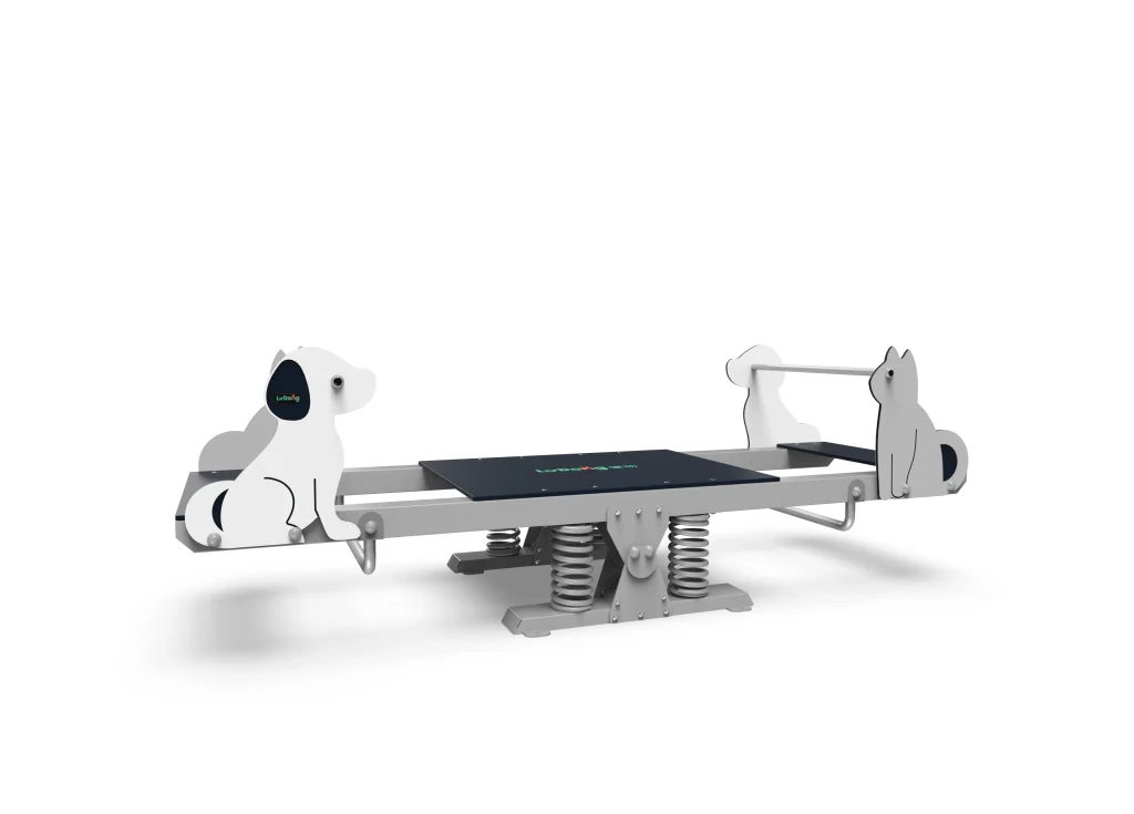 Heavy duty teeter totter, Seesaw on playground