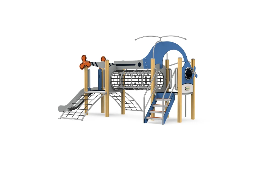 Children's slide set, Playground slide with ladder