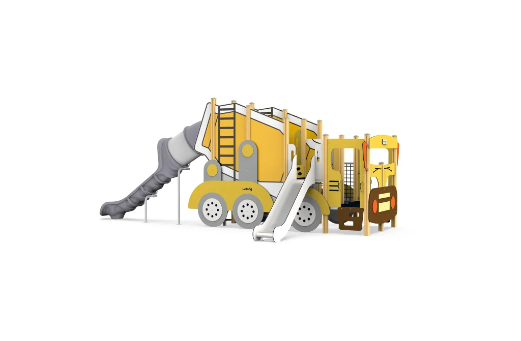 Children's slide set, Playground slide with ladder