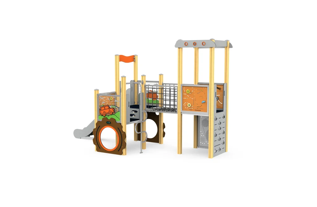 Children's slide set, Playground slide with ladder