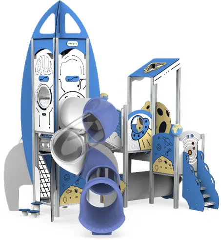 Children's tunnel slide playground, Outdoor slides for sale
