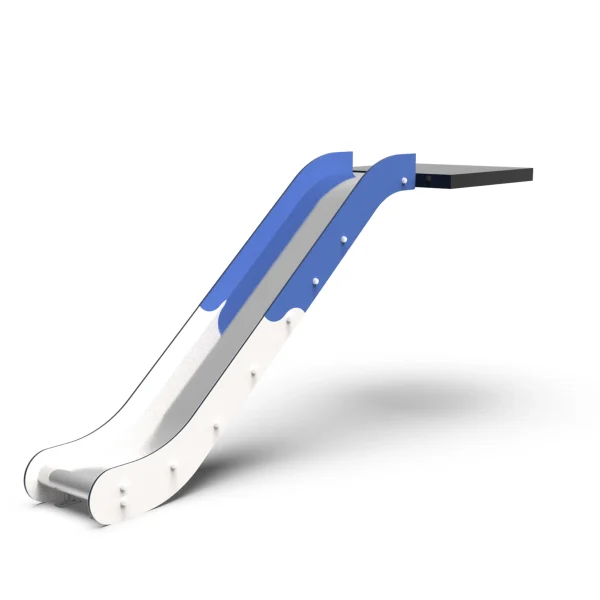 Custom playground slide, Curved playground slide