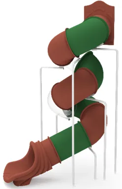 Playground with tunnel slide, Indoor tunnel slide