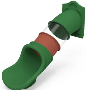 Playground with tunnel slide, Indoor tunnel slide