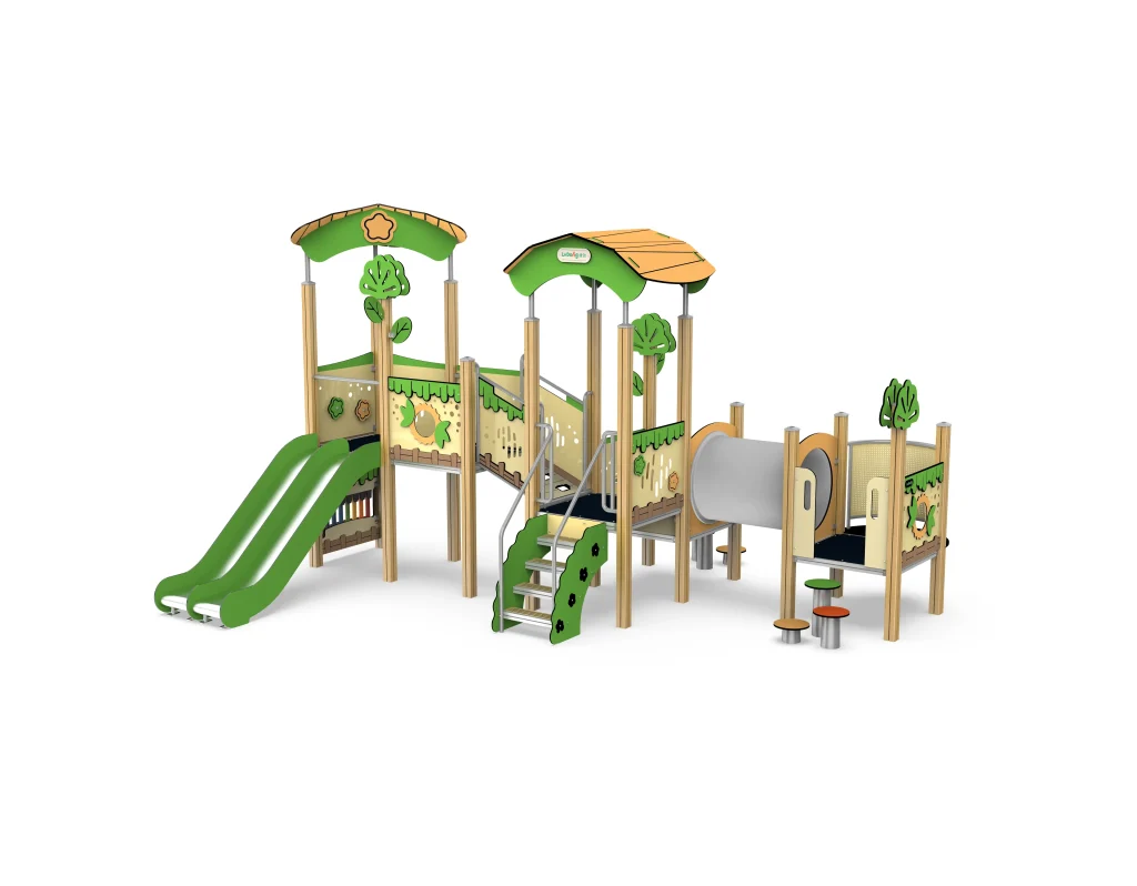 childrens garden slide set 
