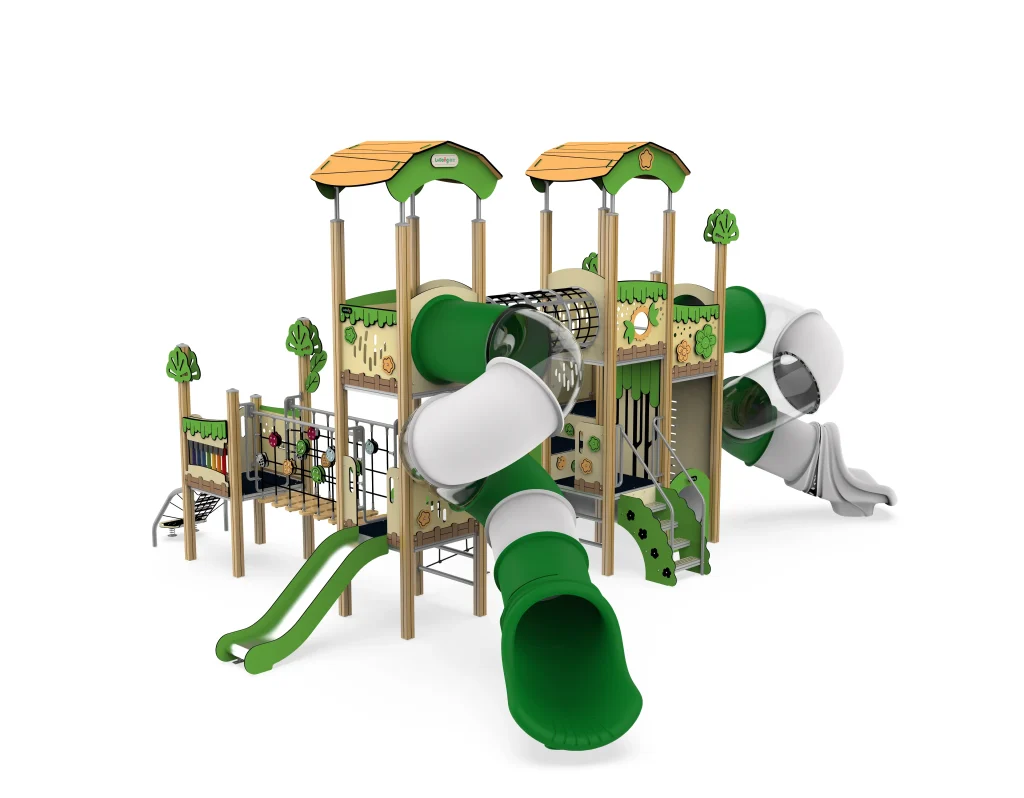 large playground slide